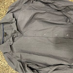 Apt. 9 Men's Gray Button-Down Shirt